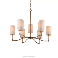 Lustre LED de Luxe Nordique Postmoderne Réglable avec Garantie de 3 Ans pour Salon, Chambre, Restaurant, Maison
