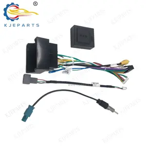 Automotive 40 Pin Adapter Power Plug Android Car System Wire Harness with Canbus Suitable for Peugeots 301 2012-2016