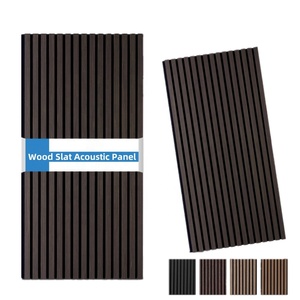 แผงไม้อะคูสติกพร้อมแผ่นรองรับขนสัตว์เลี้ยงดีไซน์ภายในภายใน - Product Image 1