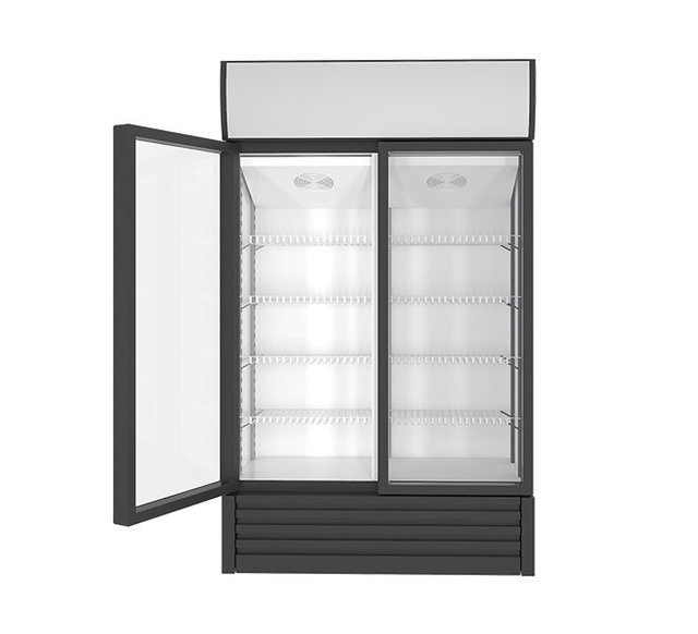 Commercial Single-Temperature Upright Refrigerator 700L Capacity Beverage Freezer Showcase Cold Drink Display