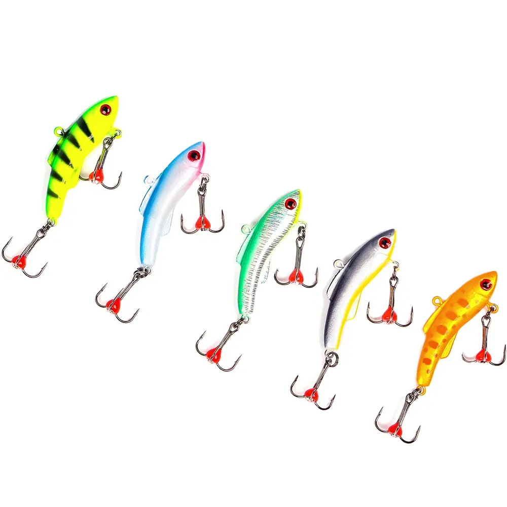 FISCH KÖNIG Winter Eis Angeln Sinking Locken 3D Augen Jig Köder Harter Köder Jigging Isca Pesca