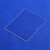 Lámina de Vidrio de Cuarzo Fundido de Alta Pureza JGS1 BAO RAN, SiO2 99.99%, Transparente a los Rayos UV, Certificación ROHS, 200 Mesh (75m), Placa Láser