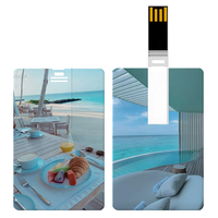 Kartu kredit Usb 2.0, Flash Drive kartu bisnis Usb 3.0 stik memori kustom 2 Gb 4 Gb 8 Gb 16Gb 64Gb grosir