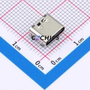 TYPE-C 16P 3MD 040 USB Connector SMD Connector ( Connector Type: Type-C )( Protocol Standard: USB 3.1 )( Gender: Female ) - Product Image 1