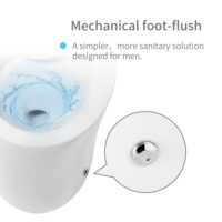 VIVI OXB3 Toilette intelligente électrique à température régulée, cuvette allongée, évacuation en S, style moderne, chasse d'eau au pied