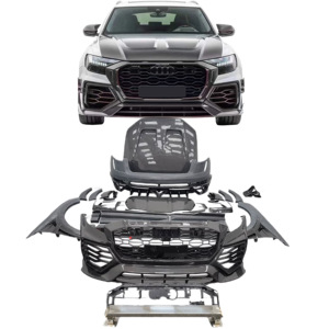 ชุดตัวรถสปอยเลอร์หลังคาด้านหลังกระโปรงข้างสำหรับรถ <span class=keywords><strong>Audi</strong></span> Q8 Rsq8สไตล์แห้งคาร์บอนไฟเบอร์สไตล์ M - Product Image 1