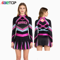 Ensemble d'uniformes de cheerleading personnalisés, uniformes de compétition d'équipe, tenue de danse cheerleading, haute qualité, prix d'usine, faible MOQ