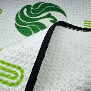 Serviette de golf en microfibre à séchage rapide, écologique, tissée, avec mousqueton, logo personnalisé, nettoyage de la balle, accessoires de sport - Product Image 4
