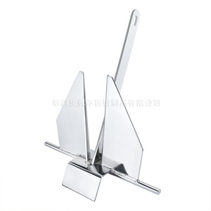 Shining Plow Anchor 316 Stainless Steel High Holding Power For <b>Yacht</b> Speedboat Marine Use - Product Image 3