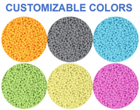 Granulés de PVC en gros pour tapis de sport – Dureté et couleurs personnalisées pour la production de tapis en vrac
