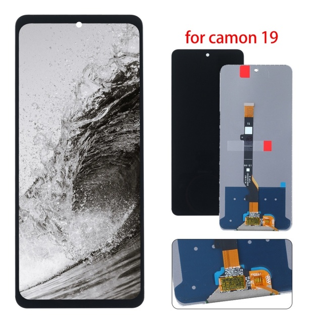 For Tecno Camon 19 CI6 Mobile Phone LCD Touch Screen for Tecno Camon 19 CI6 LCD Display Screen Replacement LCD Screen for TECNO