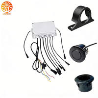 12 24V FM remorque Parking musique Radio Radar système avec indicateur LED pour HGV camion carrière Construction ordures camion Bus exploitation minière