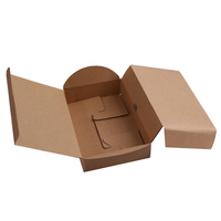 Ruban de carton ondulé Kraft recyclable et corde de chanvre Biscuit Cookie Mooncake Food Baked Goods Gift Box