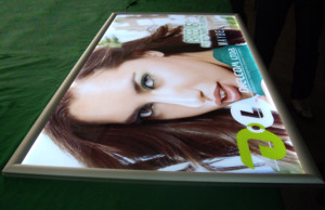 Cadre en aluminium <span class=keywords><strong>à</strong></span> pression LED cinéma cinéma boîte <span class=keywords><strong>à</strong></span> lumière <span class=keywords><strong>affiche</strong></span> de film 27x40 affichage publicitaire - Product Image 4