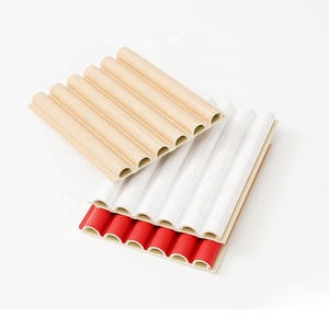 Bảo vệ môi trường tự nhiên WPC bảng tường/WPC Tấm tường trong nhà trang trí phòng ngủ lưới tản nhiệt WPC Panel tường - Product Image 3