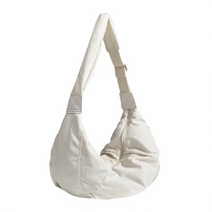 CAKJVG 2024 Nouveau <span class=keywords><strong>sac</strong></span> à bandoulière en nylon avec fermeture éclair, doublure en polyester - Léger, polyvalent, grande capacité pour femmes et hommes - Product Image 1