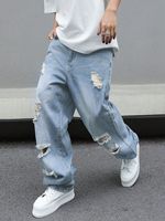 Jeans OEM pas chers pour hommes, vente en gros de pantalons en jean, pantalons baggy, jeans à bas prix pour hommes, baggy