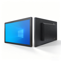 Wall Mount 23.6 Inch 24 Inch Touch Screen Monitor Full HD LCD Display Built-in Windows 11/Android 15 OS WIFI Ethernet for Kiosk