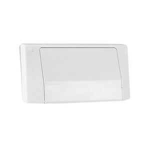 Placa de flujo simple blanca de 36.5 cm de largo, 17.7 cm de ancho y 4.2 cm de alto para piezas de electrodomésticos - Product Image 1