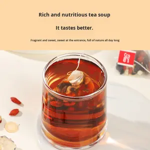 Bio Fünf-Schätze-Tee Für Männer Mit Ginseng-Geschmack, Rote Dattel Gesundheits-Energie-Tee, Chinesischer Kräutertee Für Fruchtbarkeit Und Nieren, Ginseng-Nierentee - Product Image 5