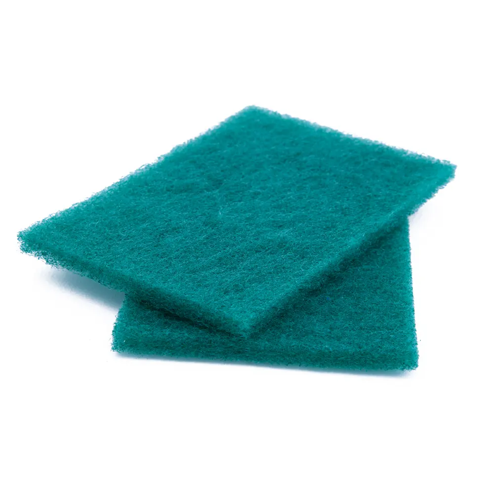 DH-C2-6 kitchen foam sponge non scratch scouring pad material roll green scrub sponge roll green pad scourer sponge