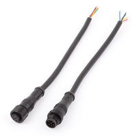 Usine Électrique Fil Connecteur Mâle M12 14AWG IP67 Câble Étanche