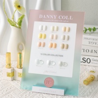 DANNY COLL Ensemble de gel pour ongles de haute qualité en 12 couleurs blanches, ensemble de vernis gel UV pour salon de manucure, vente en gros
