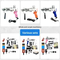 Teppichherstellungs-Set 2-in-1 Elektrischer Clipper und Teppichwebpistole Set Tufting-Pistole Verschiedene Sets aus Kunststoff