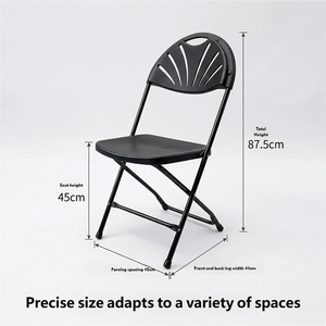 Modern Design White Plastic Folding <b>Chairs</b> Bulk Wholesale for <b>Garden</b> Events Parties Weddings-Portable <b>Stackable</b> - Product Image 5