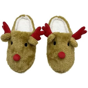 Pantofole Invernali da Interno Personalizzate a Forma <span class=keywords><strong>di</strong></span> Alce per Natale, Vendita all'Ingrosso - Product Image 5