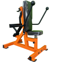 SQ Traction verticale Lat tirer vers le bas équipement de gymnastique prix raisonnable machines chargées de plaque d'acier pour le bras arrière exercice Fitness utilisation