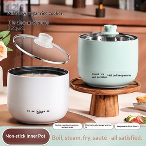 Olla <span class=keywords><strong>Arrocera</strong></span> Eléctrica Mini Multifunción 450W con Placa Calefactora, para Hogar y Dormitorio, de Bajo Consumo, para Cocinar <span class=keywords><strong>al</strong></span> <span class=keywords><strong>Vapor</strong></span> y Hervir - Product Image 2