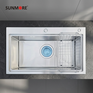 Wholesale Stainless Steel Single Bowl <b>Kitchen</b> <b>Sink</b> Factory Direct Supply Deep Basin Polished Finish Durable <b>Kitchen</b> <b>Sink</b> - Product Image 1