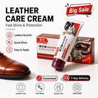 Betún para Zapatos de Cuero con Aceite de Oveja Black Bull de 70g, Antimoho, para Todas las Estaciones, con Función de Fácil Limpieza