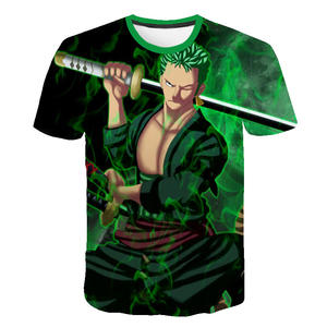 Playeras con Gráficos 3D de Personajes de Cómic y Anime Japonés, 100% Poliéster, Venta al Por Mayor - Product Image 2