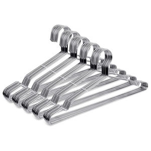 Cintres à vêtements, lot de 50, cintres en fil métallique, acier inoxydable, antidérapants, robustes - Product Image 1