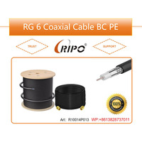 RG6 Koaxialkabel mit F-Steckern 1M 1,5M 3M 5M für HD-TV Kabel-TV Antenne Satellitennetzwerk