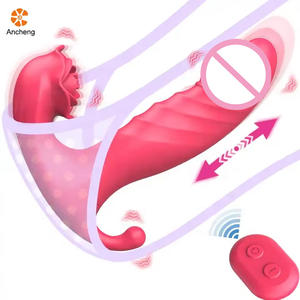 पहनने योग्य g स्पॉट डिल्डो वाइब्रेटर्स वयस्क सेक्स मशीन के साथ 9 थ्रस्टिंग दूरस्थ पैंटी क्लिट मिनी गुलाब वाइब्रेटर सेक्स खिलौने - Product Image 1