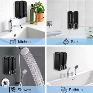 Vente en gros d'hôtels de haute qualité Salle de bain Cuisine Bureau Distributeur de savon mural Distributeur de shampoing - Product Image 4