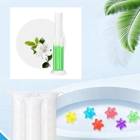 Salle de bain Toilette Parfum Seringues Fleur Aromatique Désodorisation Nettoyage Désodorisant Artefact Gel