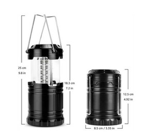 Camping <b>Lantern</b> Rechargeable 6000mAh 650LM LED Waterproof <b>Solar</b> Hand Crank Emergency <b>Power</b> Outages Hurricane 200 Hours - Product Image 5