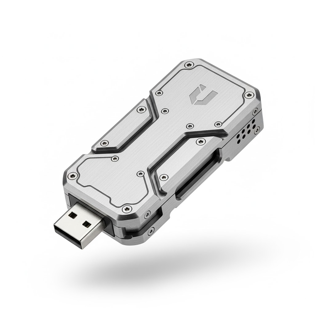 Custom 6005 Aluminum USB Drive Housing Precision CNC Machined Parts 6005 Aluminum USB Drive Housing CNC Machining