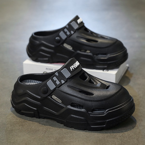 Men's Summer Thick Soled <b>Clogs</b> EVA Anti Slip Closed Toe Outdoor Beach Wear Comfortable Sandals - Product Image 4