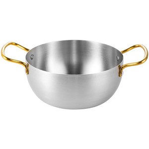 Stainless Steel <b>Soup</b> <b>Pot</b> 2.1-3L Double Handle Portable Kitchen Cooking <b>Pot</b> For Noodle Ramen Seafood - Product Image 2