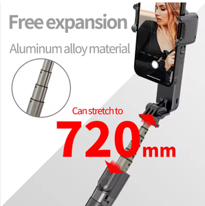 <span class=keywords><strong>Estabilizador</strong></span> de Video Inteligente Portátil <span class=keywords><strong>L09</strong></span>, Control Remoto Inalámbrico, Palo Selfie para Teléfono Móvil, Aleación de Aluminio, Batería de 400 mAh - Product Image 3