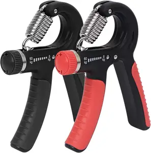 Mão grip strengthener workout 4 pack pesado apertos mão pinças couro ginástica mão apertos