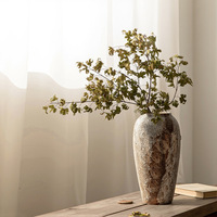 Vintage vazen voor decoratie, klei plantenpot, binnenkamer tafeldecoratie, keramische vaas