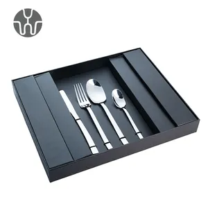 Set di posate per feste inox di alta qualità cucchiai in metallo forchette e coltelli in acciaio inox set di posate per ristorante
