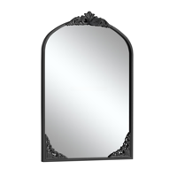 Specchio da Parete a Figura Intera in Plastica di Lusso Moderno, Stile Classico ad Arco Decorativo Antico per Arredamento Casa e Hotel