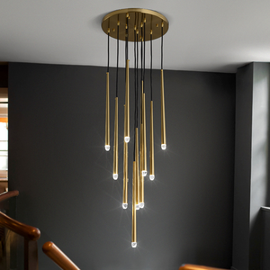 Style moderne et simple salle à manger chambre à coucher lampe pendante créative personnalisée acrylique lustre de luxe - Product Image 6